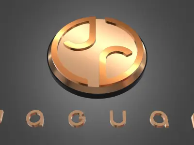New Jaguar Logo 3D model