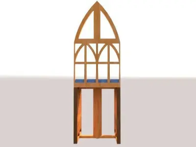 Gothic Chair Free 3D model
