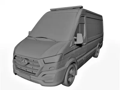 ambulance vehicle 3D print model