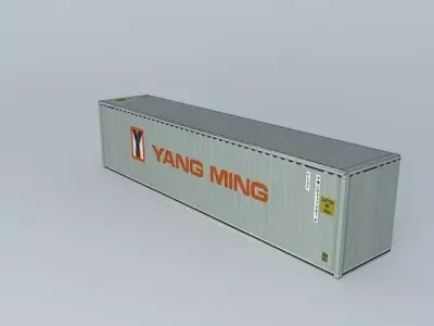 Yang Ming Container 40 Free 3D model