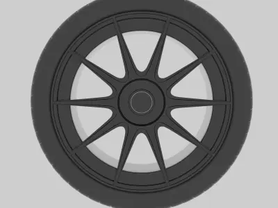 Bola CSR Styled Alloy Wheel Free 3D model