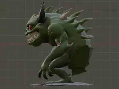Spineback Monstr 3D model