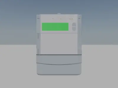 Metering devices Landis Gyr Free 3D model