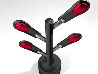 Martial-Art Training Equipment - Punching Target 3D model