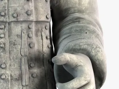 Terracotta Warriors-Armored Warrior 3D model