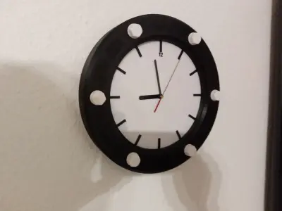 Industrial art design clock 3D print model