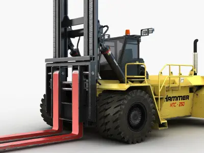 Forklift Heavy Load 3D model