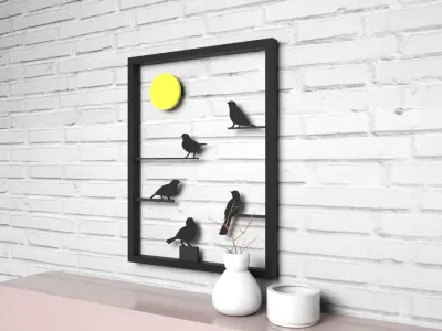 Bird Decoration Model Free 3D model