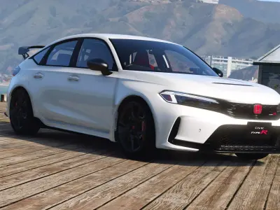 An actrative modified model of honda civivc Low-poly 3D model