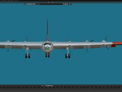 B-36B Free 3D model