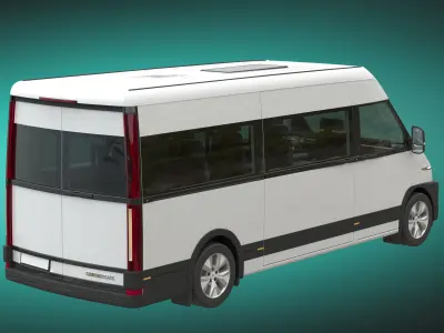 Generic Commercial MINIBUS Prototype 2 3D model