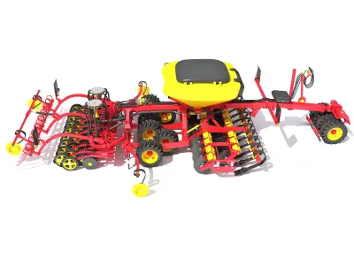 Seed Planter Machine 3D model