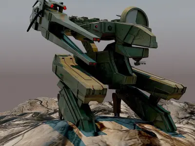 Metal Gear Rex 3D model by jasonleemclaren