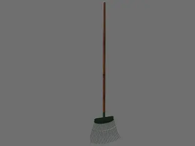 Rake 1A Low-poly 3D model