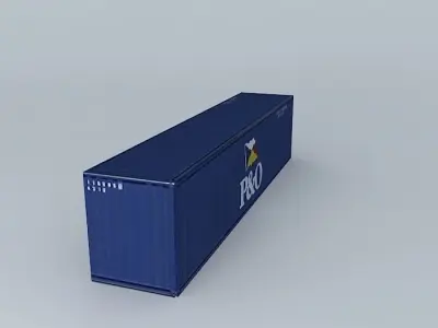 P26O Container 40 Free 3D model