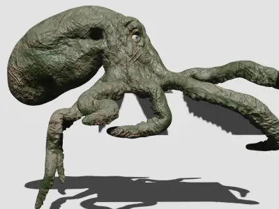 Octopus hight poly 3D model 3D model