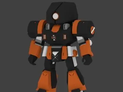 Super Mecha 21 - Onzee of Code Name ON33Z Low-poly 3D model
