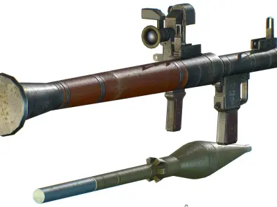 USSR Rocket Propelled Launcher Grenade - RPG Low-poly 3D model