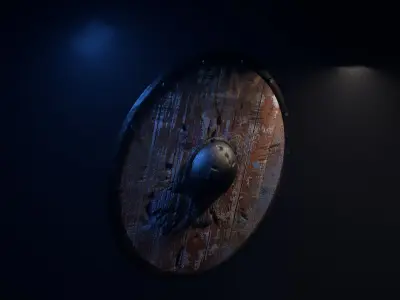 Axe Shield 3D model