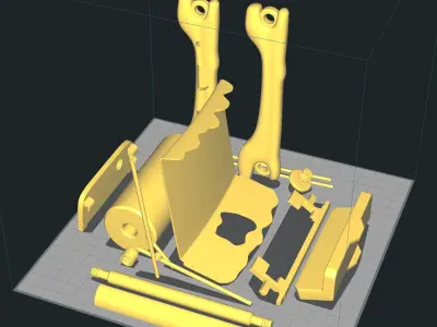 Flintstone Car Free 3D print model