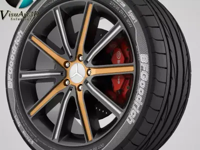 Wheel Mercedes CLS 6 3D model