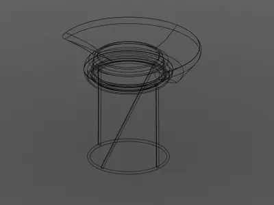 Stool No 1 3D model