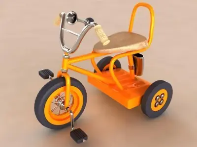 Little Bicycle 3D model