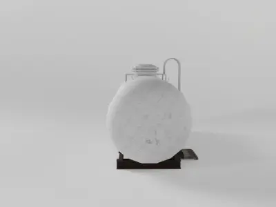 Gas tank Low-poly 3D model purchase