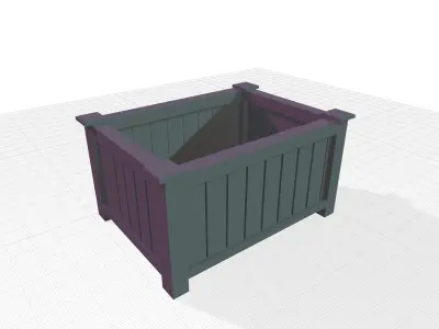 AnNam Wood Crate 3D model