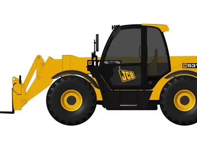Telehandler JCB 531-70 3D model