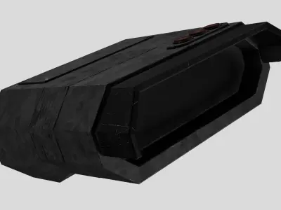 Sci-fi Military Binoculars - PBR Game Ready model Low-poly 3D model