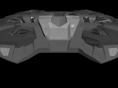 Discus Hexa Gyroscopicus - Concept Drone 3D model