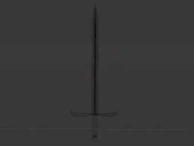 Steel sword I 3D model
