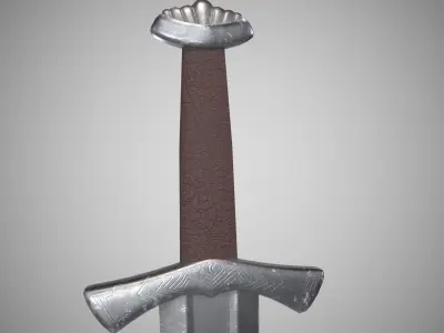 Sword Low-poly 3D model 94