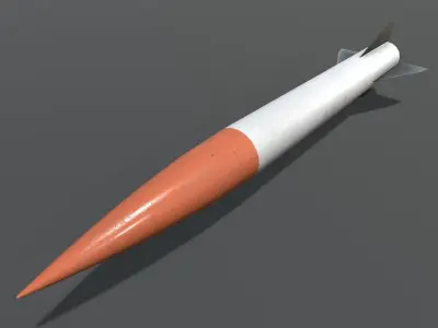 Ching Feng Missile  Low-poly 3D model