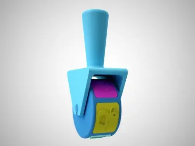 Animal Roller Stamp 3D print model