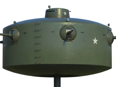 Wallace Leaping Tank 3D model