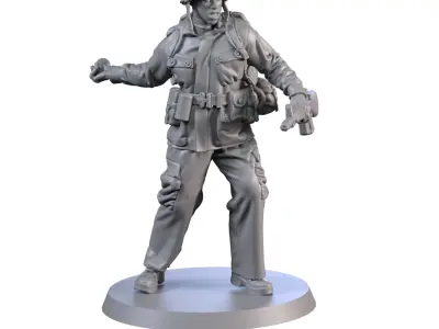 USA Vietnam Soldier 5 3D print model