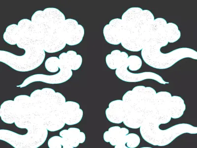 156- Chinese Style Scene - Chinese Decoration Xiangyun Pattern 3D model