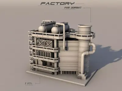 Factory for 3Dprint 3D print model