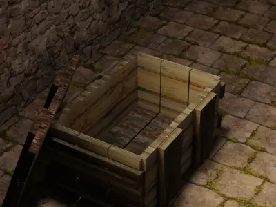 Emty military box 3D model