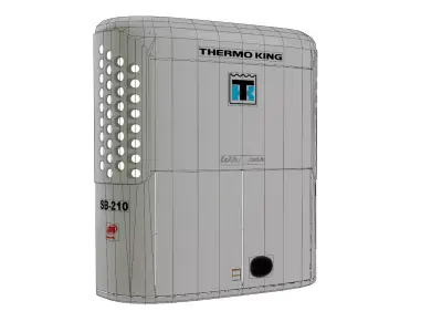 Thermo King SB-230 Refrigeration Unit Low-poly 3D model