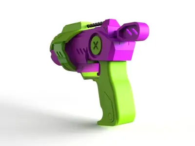Toy gun 3D model 3D model purchase