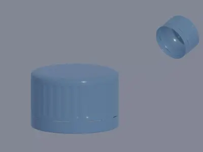 Plastic Bottle Cap 3D model