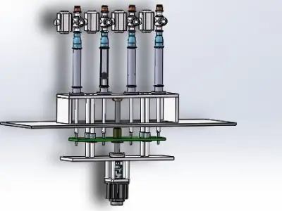 Filling liquid module 3D model