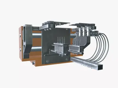 Gob Cutting Machine 3D model
