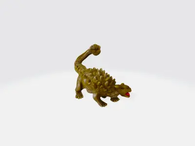 Dinosaur 3d model Low-poly 3D model
