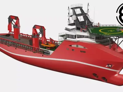 Generic Support Vessel 3D model