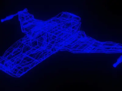 Spaceship 3D model 14