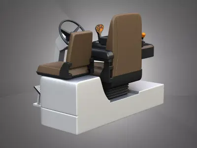 Interior - Combine 1688  3D model